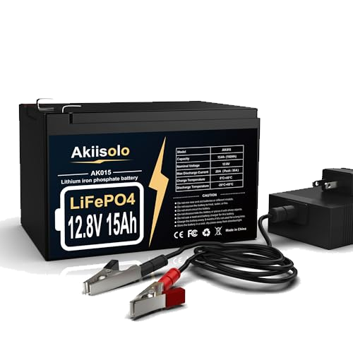 12V 15Ah Lithium Battery LiFePO4 Deep Cycle Battery